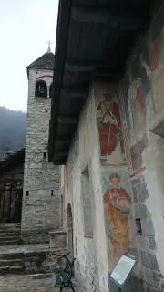 Affreschi e campanile - Chiesa di San Gottardo a CannobioFrazione Carmine Superiore