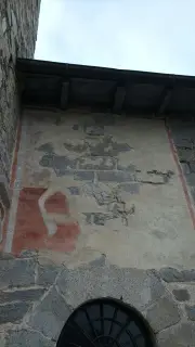 Tracce di affresco - Chiesa di San Gottardo a CannobioFrazione Carmine Superiore