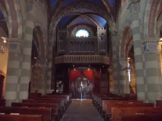 Interno verso cantoria - Chiesa di Sant'Agostino a Saluzzo