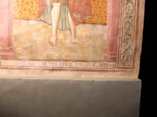 San Giovanni Battista, dettaglio - Santuario della Consolata a Saluzzo