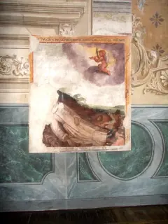 Affresco parete destra - Santuario della Consolata a Saluzzo