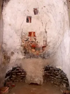 Chiesa antica, abside minore Nord - Santuario della Consolata a Saluzzo