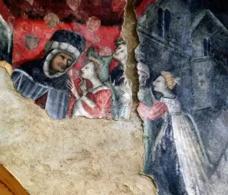Affresco - Chiesa di San Giovanni a Saluzzo