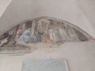 Affresco del chiostro - Chiesa di San Giovanni a Saluzzo