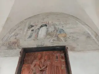 Affresco del chiostro - Chiesa di San Giovanni a Saluzzo