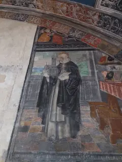 Sala capitolare - affreschi - Chiesa di San Giovanni a Saluzzo