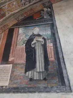 Sala capitolare - affreschi - Chiesa di San Giovanni a Saluzzo