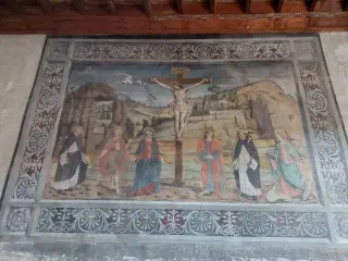 Refettorio-Crocifissione - Chiesa di San Giovanni a Saluzzo