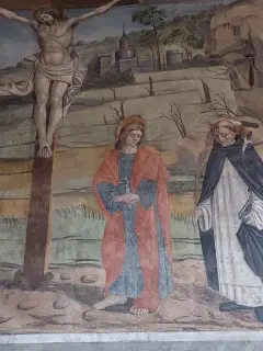 Crocifissione e San Pietro Martire - Chiesa di San Giovanni a Saluzzo