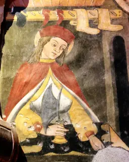 Affresco - Chiesa o Monastero dei Santi Pietro e Colombano a Pagno