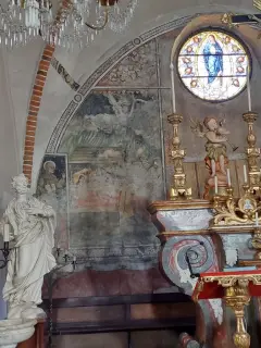 Affreschi absidali - Parrocchiale dell' Assunta a Rossana