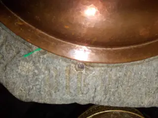 Fonte battesimale parte superiore - Parrocchiale di Sant'Andrea a Brossasco