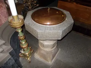 Fonte battesimale - Parrocchiale di Sant'Andrea a Brossasco