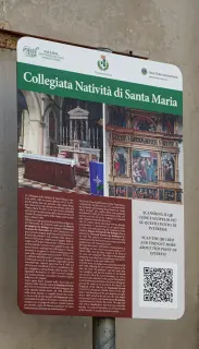 Pannello illustrativo - Collegiata di Santa Maria Nascente a Arona