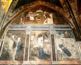 Affreschi - Cappella  Marchionale a Revello