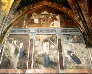 Affreschi - Cappella  Marchionale a Revello