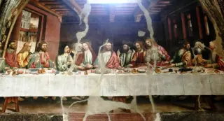 Ultima cena - Cappella  Marchionale a Revello