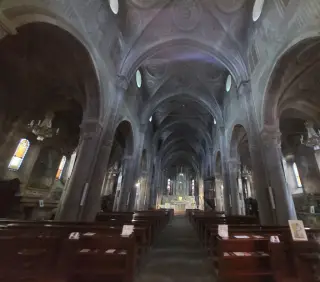 Interno - Collegiata dell' Assunta a Revello