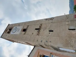 Campanile - Parrocchiale di San Giovanni Battista a Bagnolo PiemonteFrazione Villar
