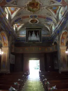 Interno verso cantoria - Parrocchiale di San Vito a Piossasco
