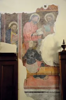 Affreschi - Parrocchiale della Natività di Maria Vergine a Roletto