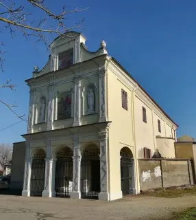 Facciata - Chiesa di San Vittore a Asigliano Vercellese