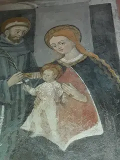 Madonna col Bambino - Particolare - Chiesa di San Maurizio a Pinerolo