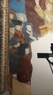 Dettagli predica San Bernardino - Cappella Cimiteriale di San Bernardino a Lusernetta