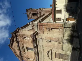 Facciata a campanile - Chiesa di San Verano o Santa Maria a PineroloFrazione Abbadia Alpina