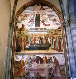 Affresco - Sacra o Sagra di San Michele a Sant'Ambrogio di TorinoFrazione Sacra di San Michele
