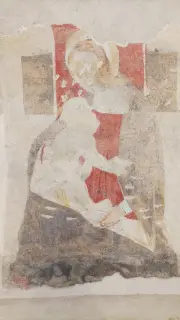 Tracce affresco - Battistero di San Giovanni a Agrate Conturbia