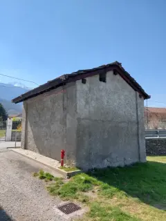Fianco e retro - Cappella di San Sebastiano a San Giorio di Susa