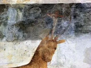 Affresco - Particolare - Chiesa di San Francesco a Susa