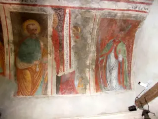 Affreschi - Certosa della Madonna della Losa a GravereFrazione Losa