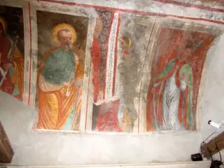 Affreschi - Certosa della Madonna della Losa a GravereFrazione Losa