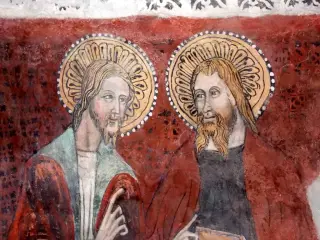 Affreschi - Certosa della Madonna della Losa a GravereFrazione Losa