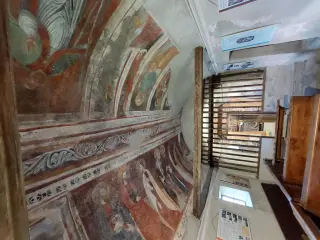 Affreschi interno - Certosa della Madonna della Losa a GravereFrazione Losa