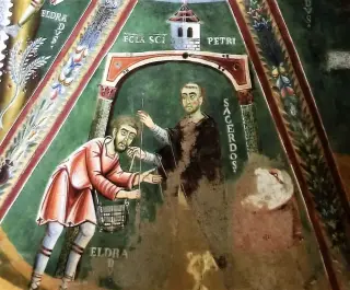 Vita di Sant'Eldrado - Cappella di Sant'Eldrado a Novalesa