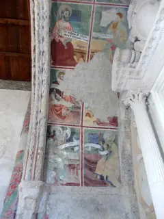 Sottarco, lato sinistro - Chiesa di Santa Caterina a Chiomonte