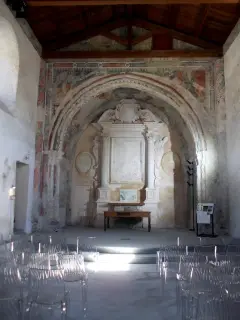 Fondo, presbiterio - Chiesa di Santa Caterina a Chiomonte
