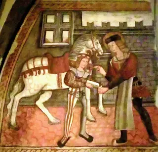 Affresco - Parrocchiale di San Giovanni Battista a Salbertrand