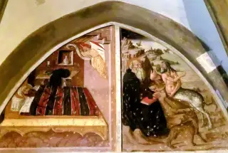 Affresco - Parrocchiale di San Giovanni Battista a Salbertrand