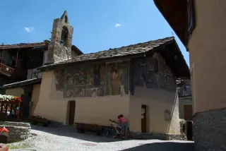 Esterno - Vista d'insieme - Cappella di Sant'Antonio a OulxFrazione Jouvenceaux