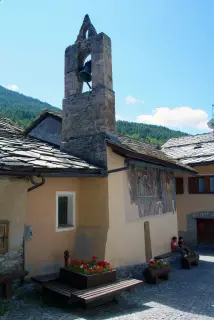 Esterno - Vista d'insieme - Cappella di Sant'Antonio a OulxFrazione Jouvenceaux