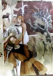 Affreschi - Cappella di Sant'Andrea e San Giacomo a BardonecchiaFrazione Les Horres