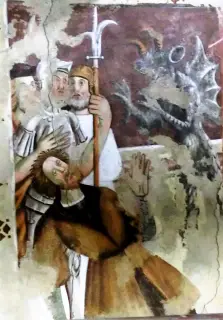 Affreschi - Cappella di Sant'Andrea e San Giacomo a BardonecchiaFrazione Les Horres