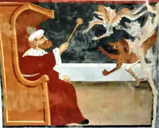 Affreschi - Cappella di Sant'Andrea e San Giacomo a BardonecchiaFrazione Les Horres