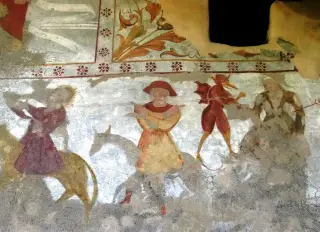 Affreschi - Cappella di Sant'Andrea e San Giacomo a BardonecchiaFrazione Les Horres