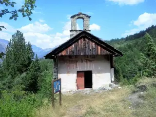 Esterno - Cappella di San Sisto a BardonecchiaFrazione Melezet