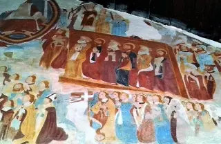 Affreschi - Cappella di San Sisto a BardonecchiaFrazione Melezet